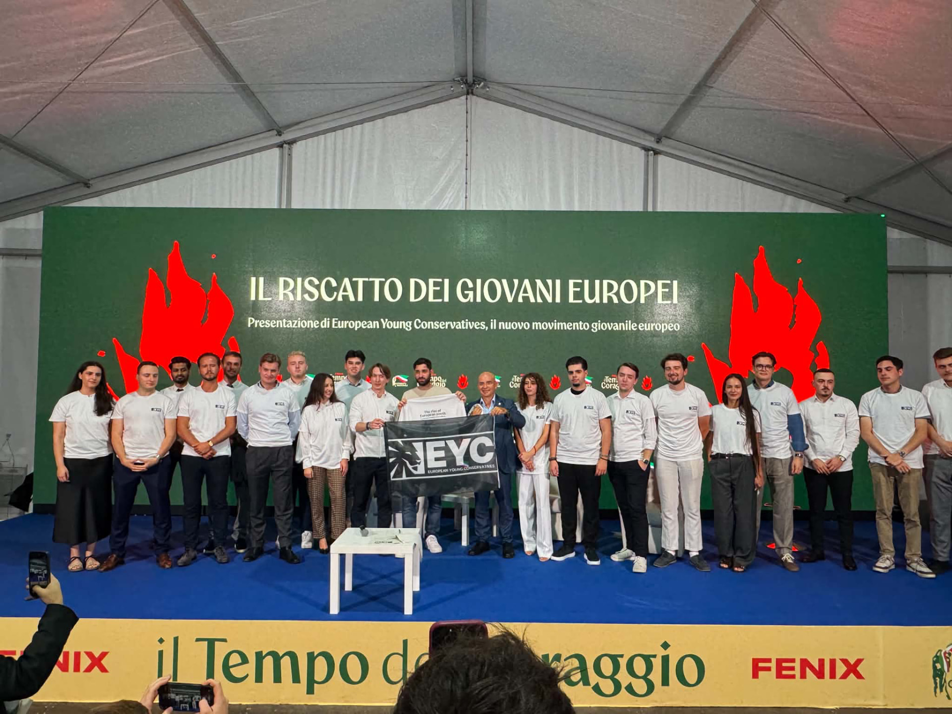 Stiftelsen af European Young Conservatives under FENIX Festivalen i Rom